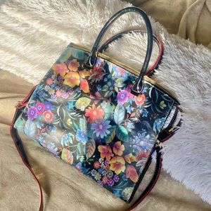 Arcadia Foral Satchel Bag